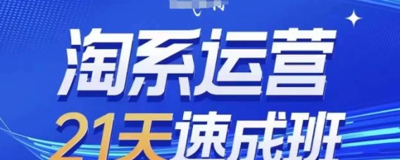 淘系运营21天速成班(更新25年7月),0基础轻松搞定淘系运营,不做假把式